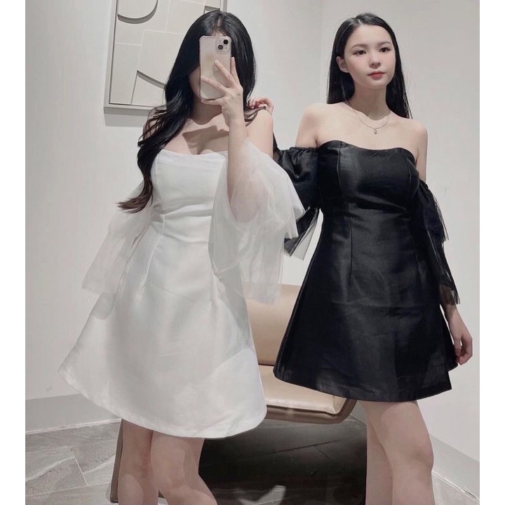 VÁY/ĐẦM TAFFA CÁCH ĐIỆU TAY REN TẦNG SIÊU QUYẾN RŨ