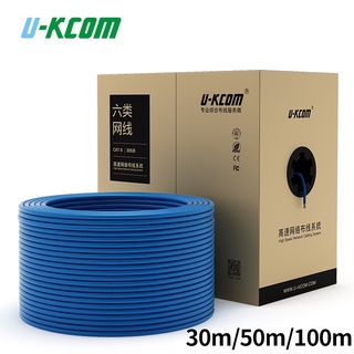 Dây cáp mạng U-KCOM UTP hoặc FTP Cat6 RJ45 đầu mạ vàng tiện lợi