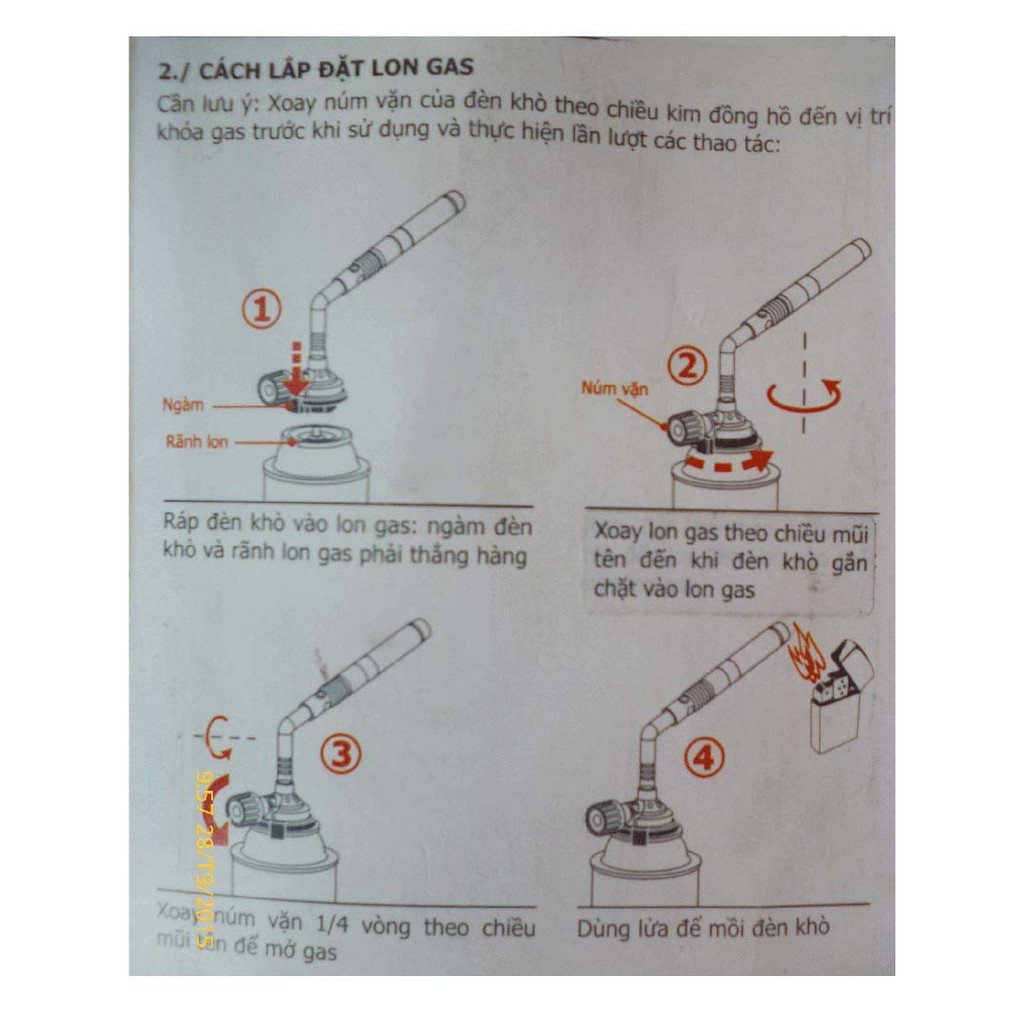 Đèn khò gas Korea kt 2104 Chính Hãng - đèn khò hàn chuyên dụng