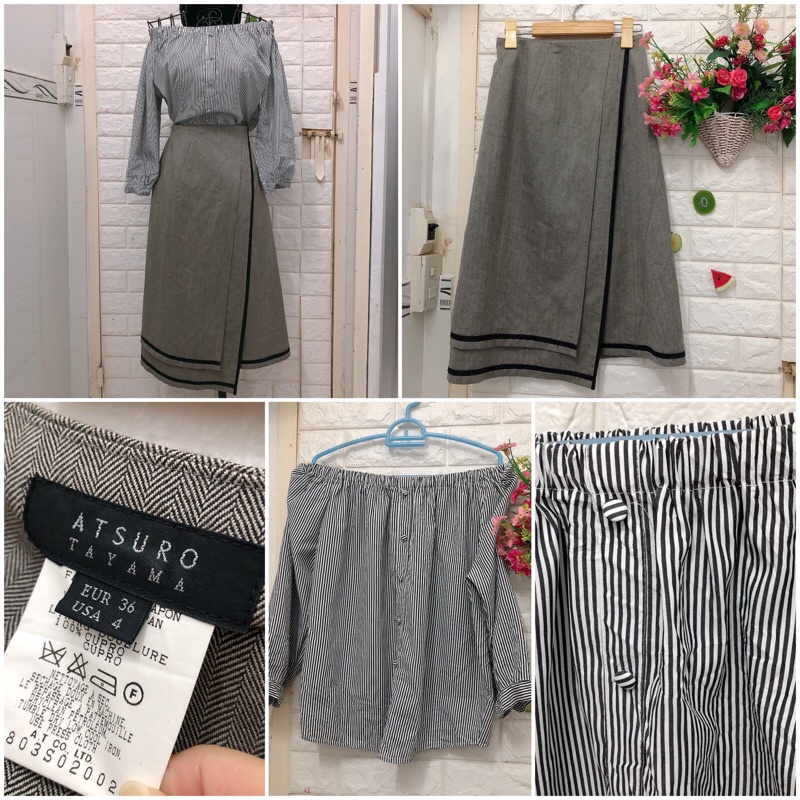 SET áo chân váy Hàn Nhật