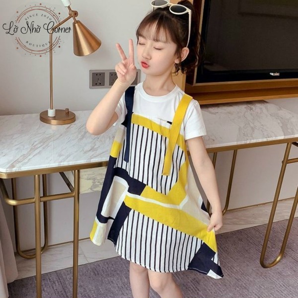 Váy bé gái phong cách hàn quốc size đại 5/6/7/8/10/11/12/13/14/15/16 tuổi (9-50kg) hàng cao cấp 2022