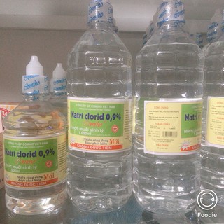 Nước muối sinh lý súc miệng - chai 1000ml