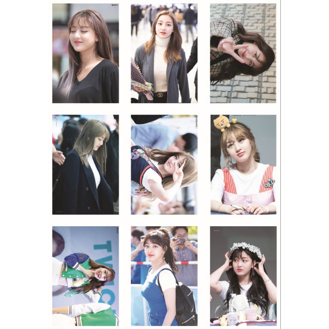 Lomo card ảnh thành viên TWICE - JIHYO full 54 ảnh