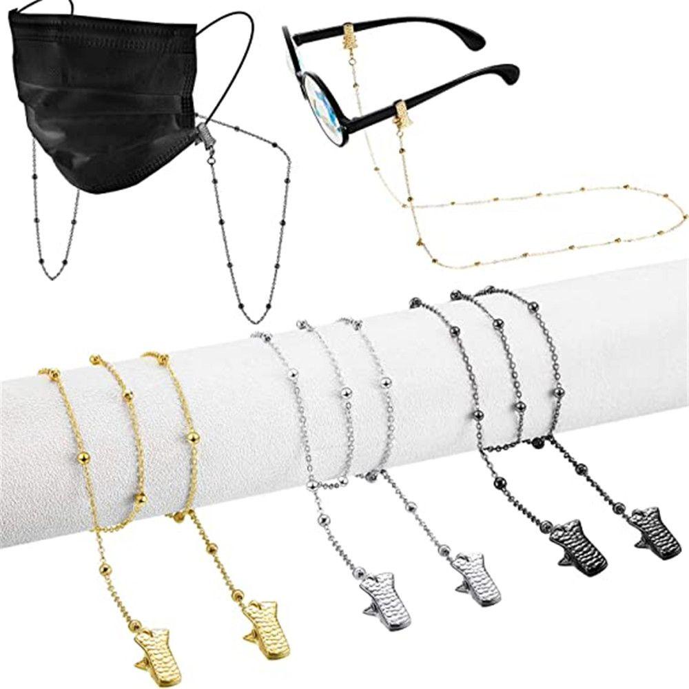 JONYE Dây Đeo Khẩu Trang Chống Thất Lạc Kèm Giá Đỡ Kẹp Cá Sấu Tiện Dụng Cho Nam Và Nữ