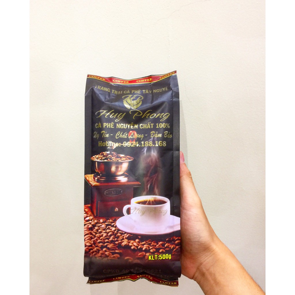 Cà phê Robusta nguyên chất 100% 250gr-500gr