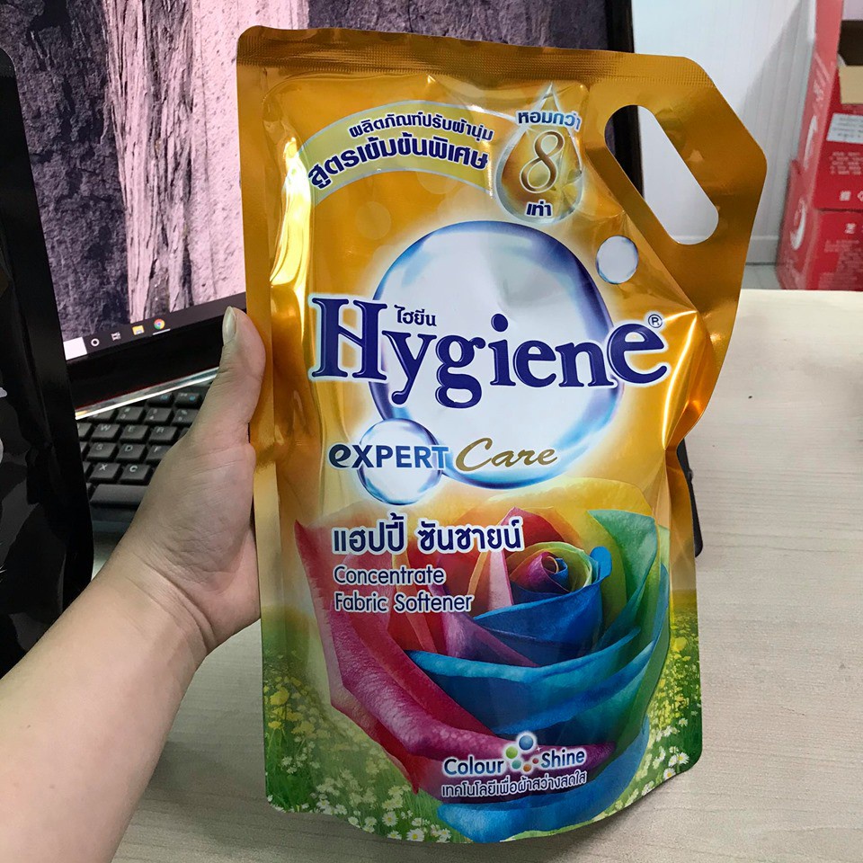 { ĐỦ 17 MÀU MỚI CŨ ] Nước xả vải Hygiene đậm đặc túi Thái Lan 1150ml
