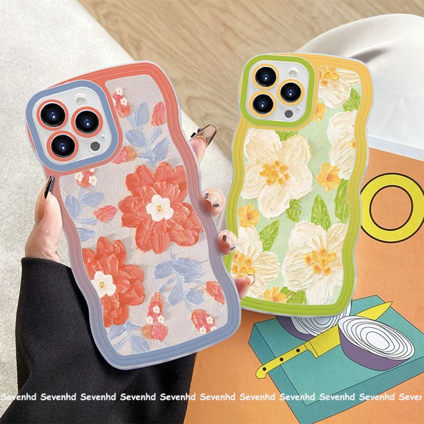 Ốp Điện Thoại Mềm Họa Tiết Tranh Sơn Dầu Graffiti Cho iPhone 14 13 12 11 Pro Max Xs Max Xr X 7 8 6 6s Plus