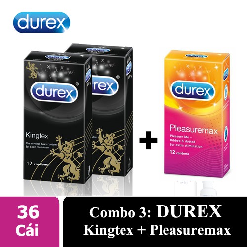 [Combo 2 Durex] Bao Cao Su Pleasuremax Gai Gân, Bcs Kingtex Siêu Mỏng Ôm Sát. Bcs Durex Gai Gân – SP Đắc Lực Cho Cả 2.