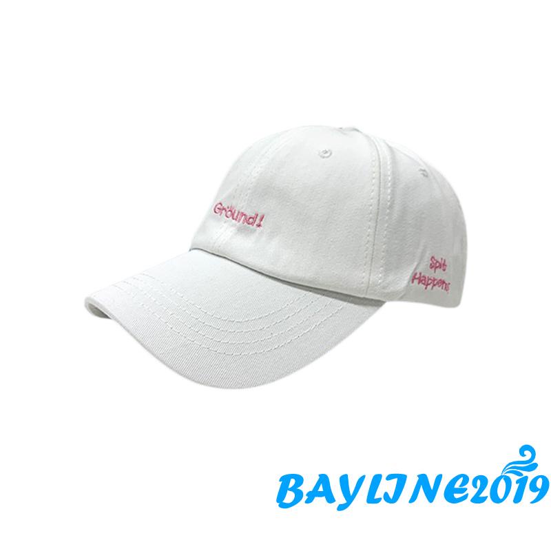 Mũ lưỡi trai thêu chữ thời trang unisex