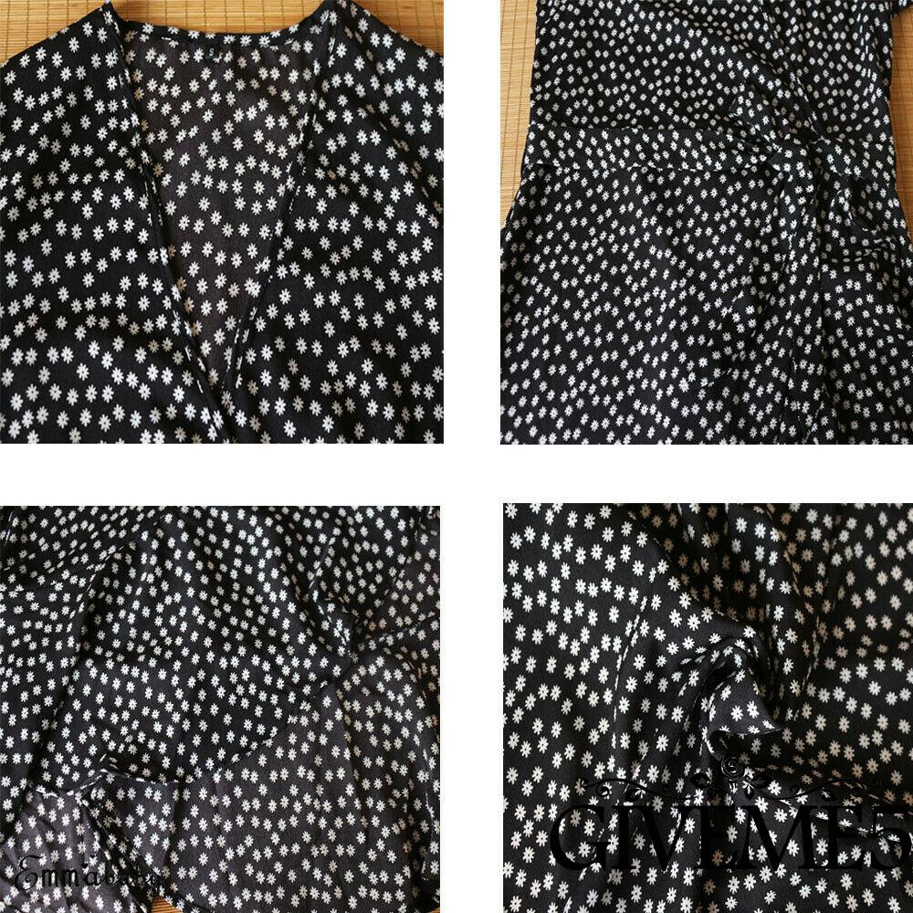 Đầm xòe tay phồng xẻ tà dún bèo phong cách trẻ trung thanh lịch dành cho nữ