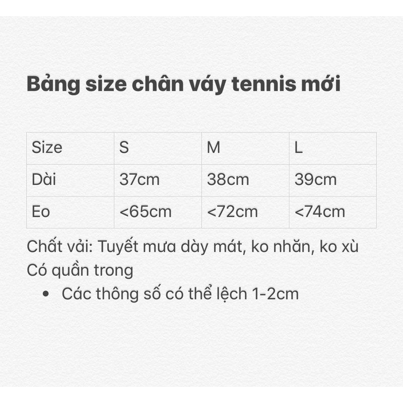 [Mã WASKT304 giảm 15% tối đa 30K đơn 99K] K] 🌿 CHÂN VÁY TENNIS TRẮNG 🌿 CHÂN VÁY XẾP LY | BigBuy360 - bigbuy360.vn