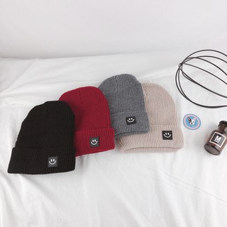 Nón beanie cười vuông - N134