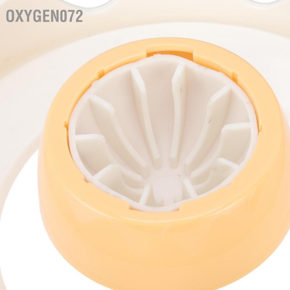 Oxygen072 Phích cắm Egg Spinner Sử dụng Thực phẩm dày Lớp ABS Silicone Đáy Trứng Vàng cho Gia đình Hoa Kỳ Cắm 100V đến 240V