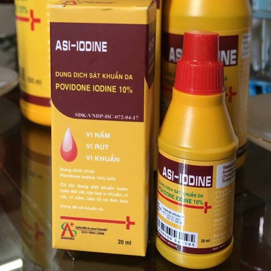 Dung dịch sát khuẩn povidone 10% 20ml