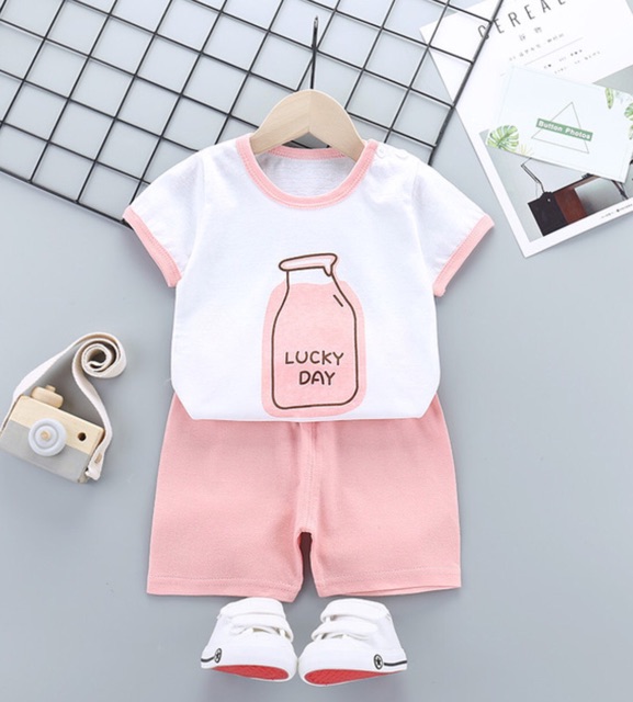 Bộ thun dành cho bé trai, bé gái mùa hè