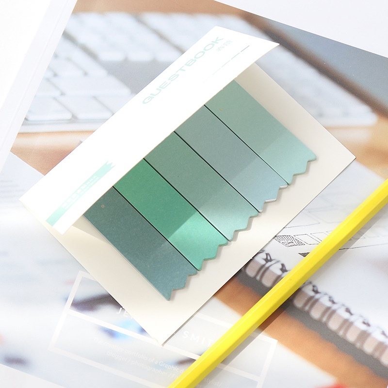 Giấy ghi chú RUIXIANG màu gradient phong cách Nhật Bản đẹp mắt