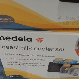 Set đá khô và bình medela và phễu size 27mm
