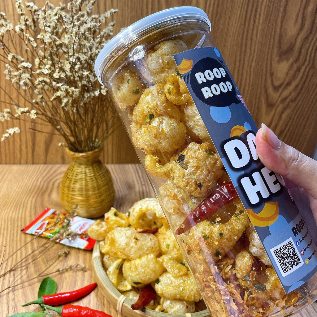 Da heo mắm hành 160g RoopRoop, ăn vặt Sài Gòn vừa ngon vừa rẻ | BigBuy360 - bigbuy360.vn