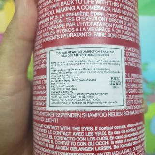 Cặp dầu gội tigi đỏ