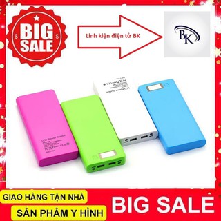 Box Sạc Dự Phòng 8 Cell 1A/2A Có Màn Hình ( màu sắc ngẫu nhiên )