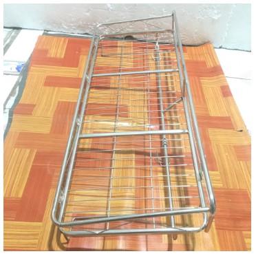 KỆ ÚP CHÉN LY CÓ LÙA MÓC TREO TƯỜNG INOX CAO CẤP - RO38LC1 -