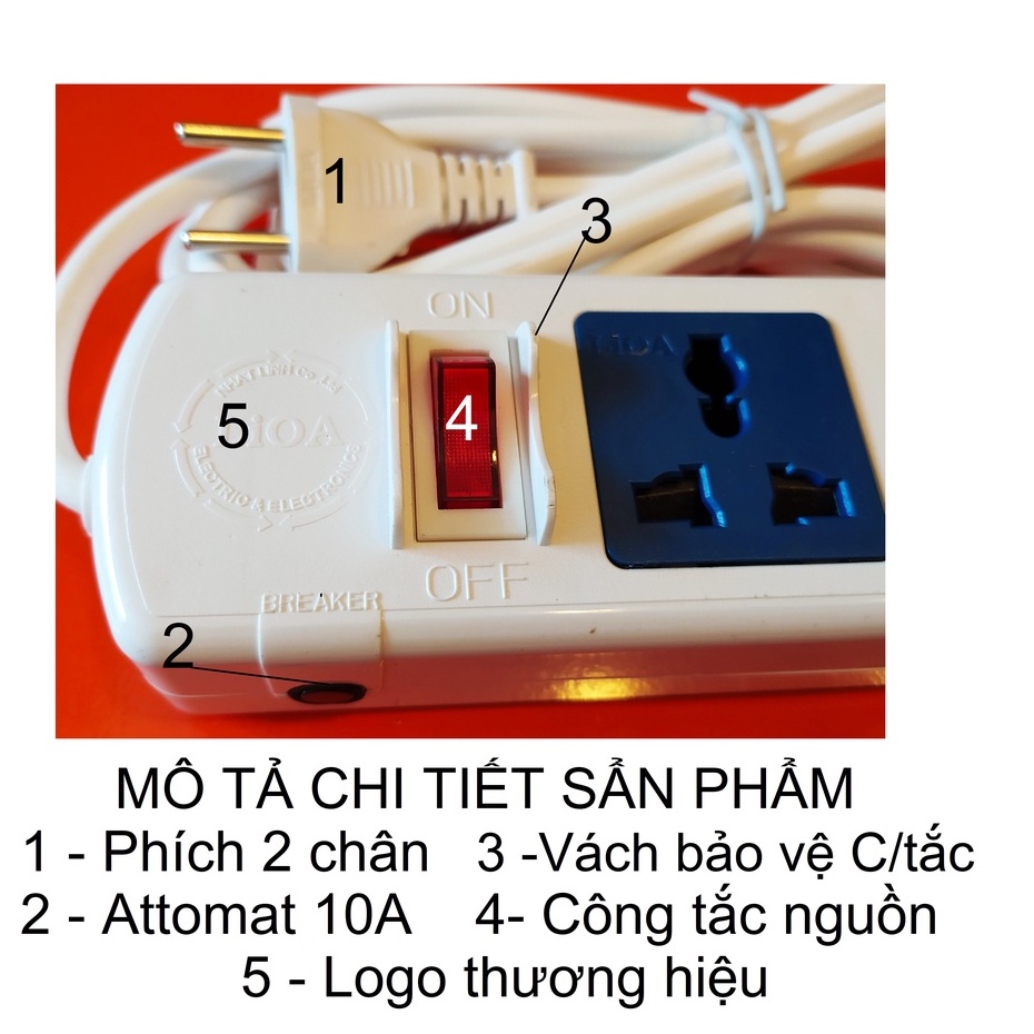 Ô CẮM ĐIỆN LiOA 4 ĐA NĂNG - MÀU TRẮNG.