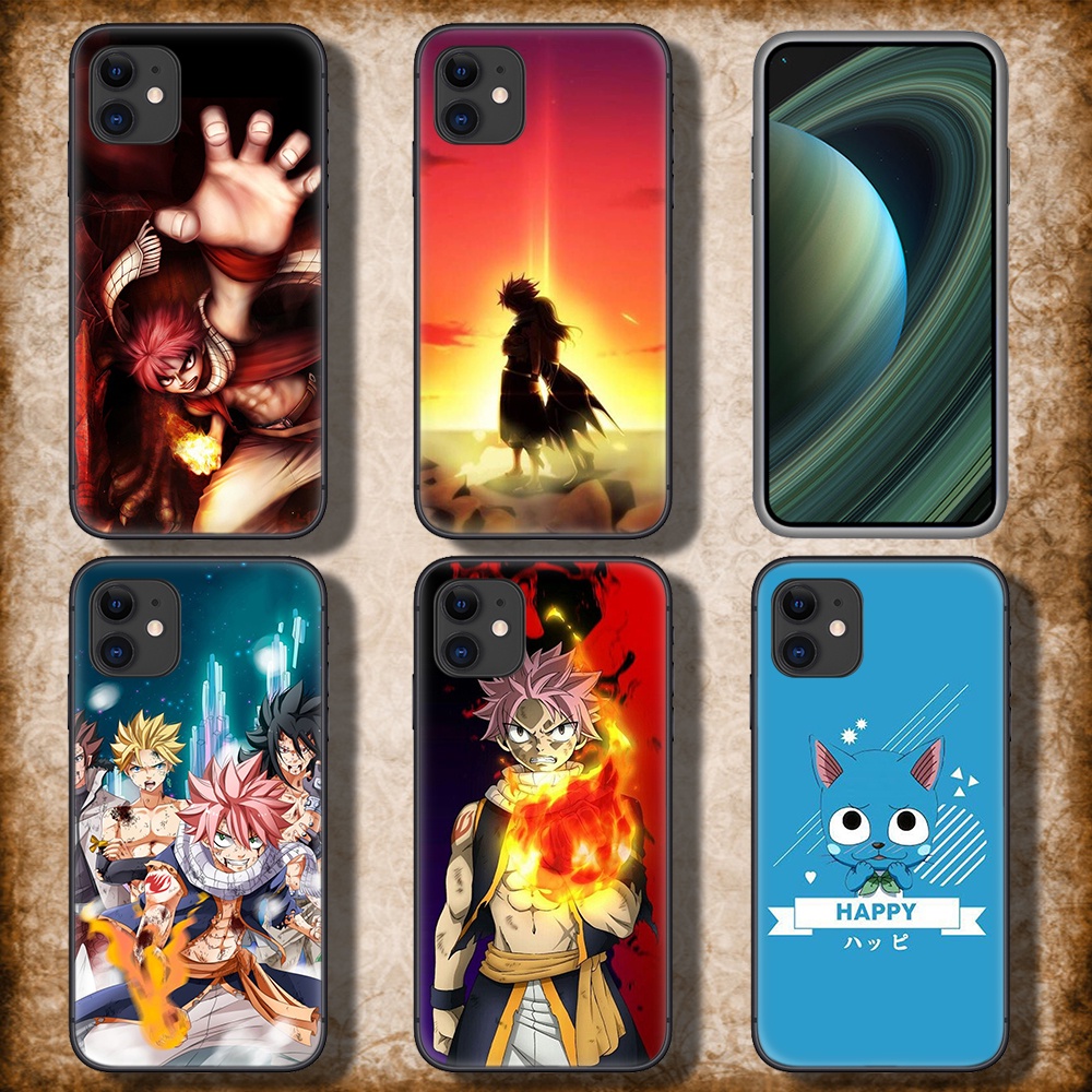 Ốp Điện Thoại TPU Dẻo Họa Tiết Hoạt Hình Fairy Tail Dễ Thương Cho iPhone SE 2020 12 Mini 13 Pro Max 78POL