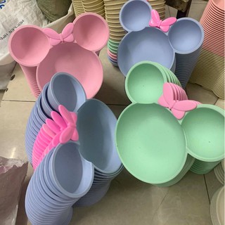 Khay ăn dặm lúa mạch cho bé - hình Mickey