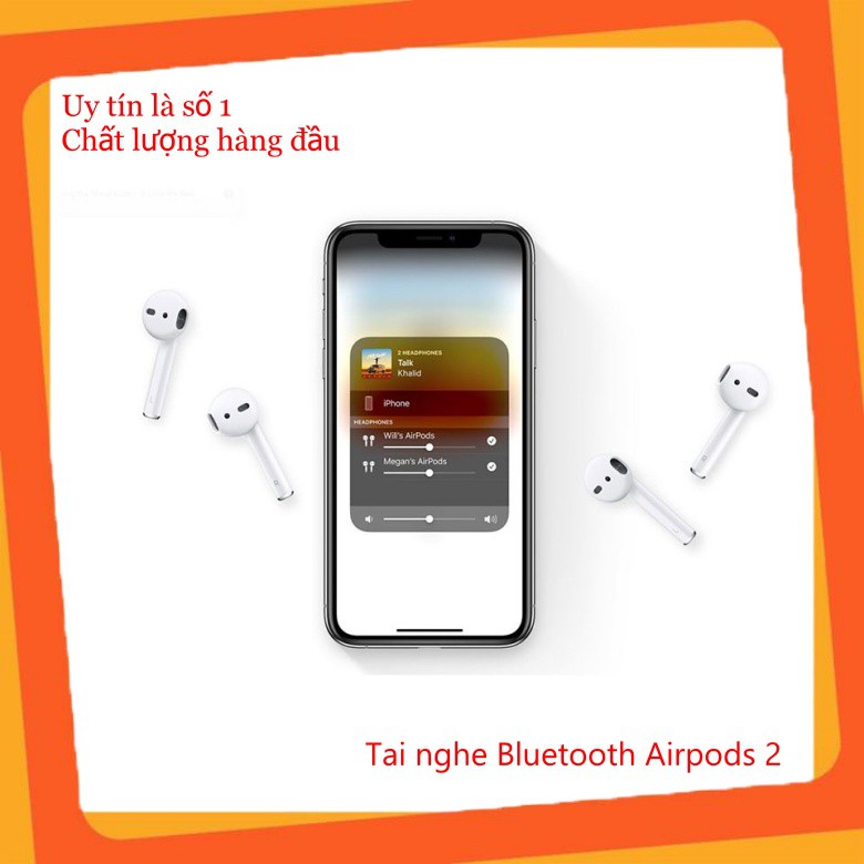 [AIRPODS 2] tai nghe bluetooth không dây nhét tai đổi tên định vị Phiên Bản Airpod 2 cao cấp bobstore01 | BigBuy360 - bigbuy360.vn