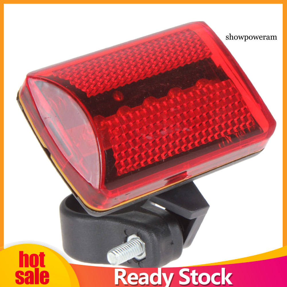 Đèn An Toàn Phía Sau Xe Đạp 5 Bóng Led Spm 7 Chế Độ