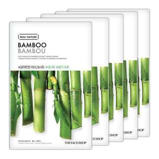 Mặt nạ tre REAL NATURE BAMBOO MASK SHEET