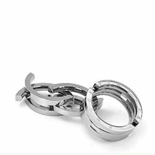 Nhẫn xếp biến hình độc lạ nhẫn nam inox không gỉ