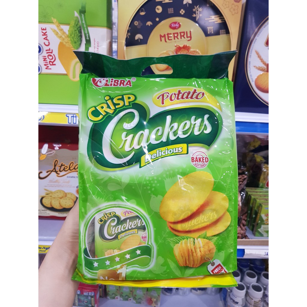 Bánh Khoai Tây Giòn Potato Cracker Libra 230gr