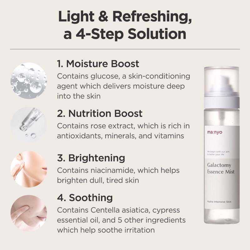 Xịt phun sương dưỡng ẩm Galactomy Manyo | BigBuy360 - bigbuy360.vn