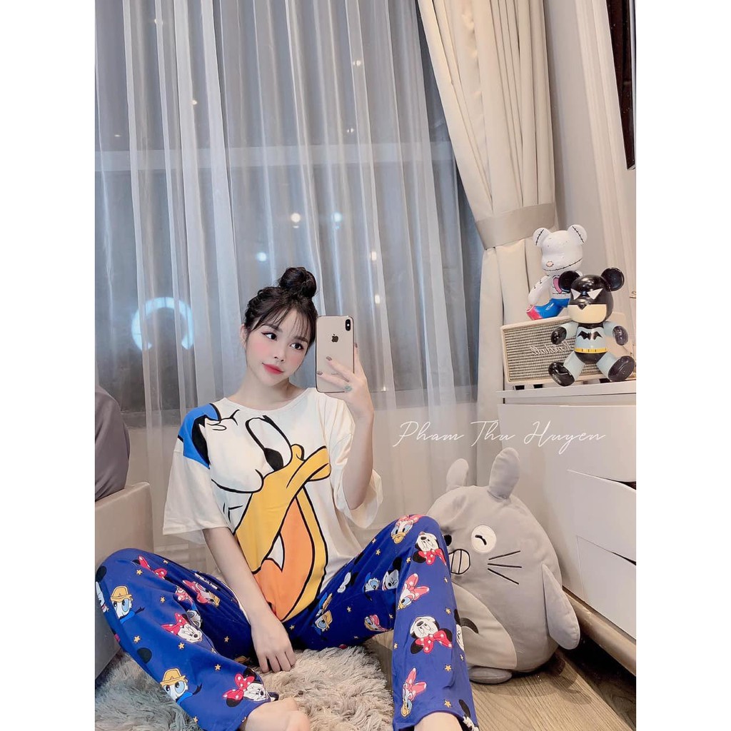 Đồ Bộ Pijama - Bộ ngủ hoạ tiết Cao cấp [FREE SHIP] [Ảnh thật+Video]