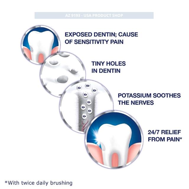 Kem Đánh Răng Giảm Ê Buốt SENSODYNE, Hàng Mỹ - Az9193