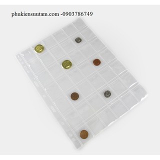 Combo 10 phơi đựng tiền xu 42 ngăn không dùng Holder