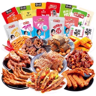 đồ ăn vặt trung quốc - chân gà, chân vịt, cổ, cánh, đồ ăn cay dacheng