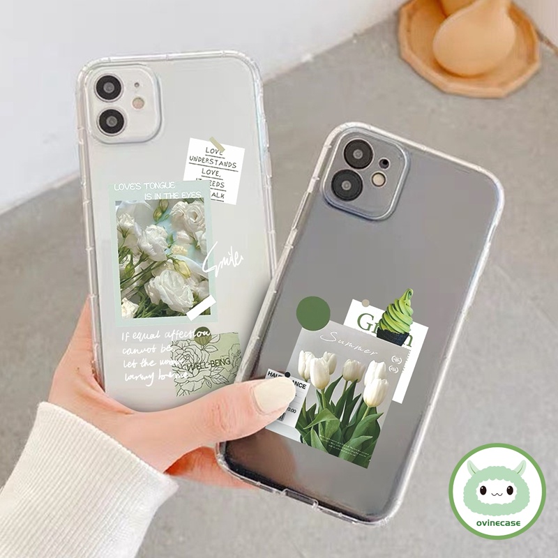 Ốp lưng iphone Ốp Điện Thoại TPU Mềm Trong Suốt Hình Kem Matcha Cho iPhone 11/12 Pro/13 Pro Max/SE2020/6/7 8 Plus/X/XR/XS Max/11 Pro Max
