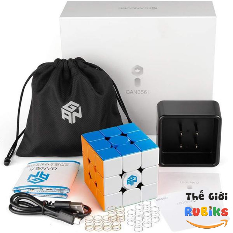 GAN 356 i2 3x3 Smart Cube (Magnetic) - Khối Rubik GAN i 2 3x3 Thông Minh Có Nam Châm