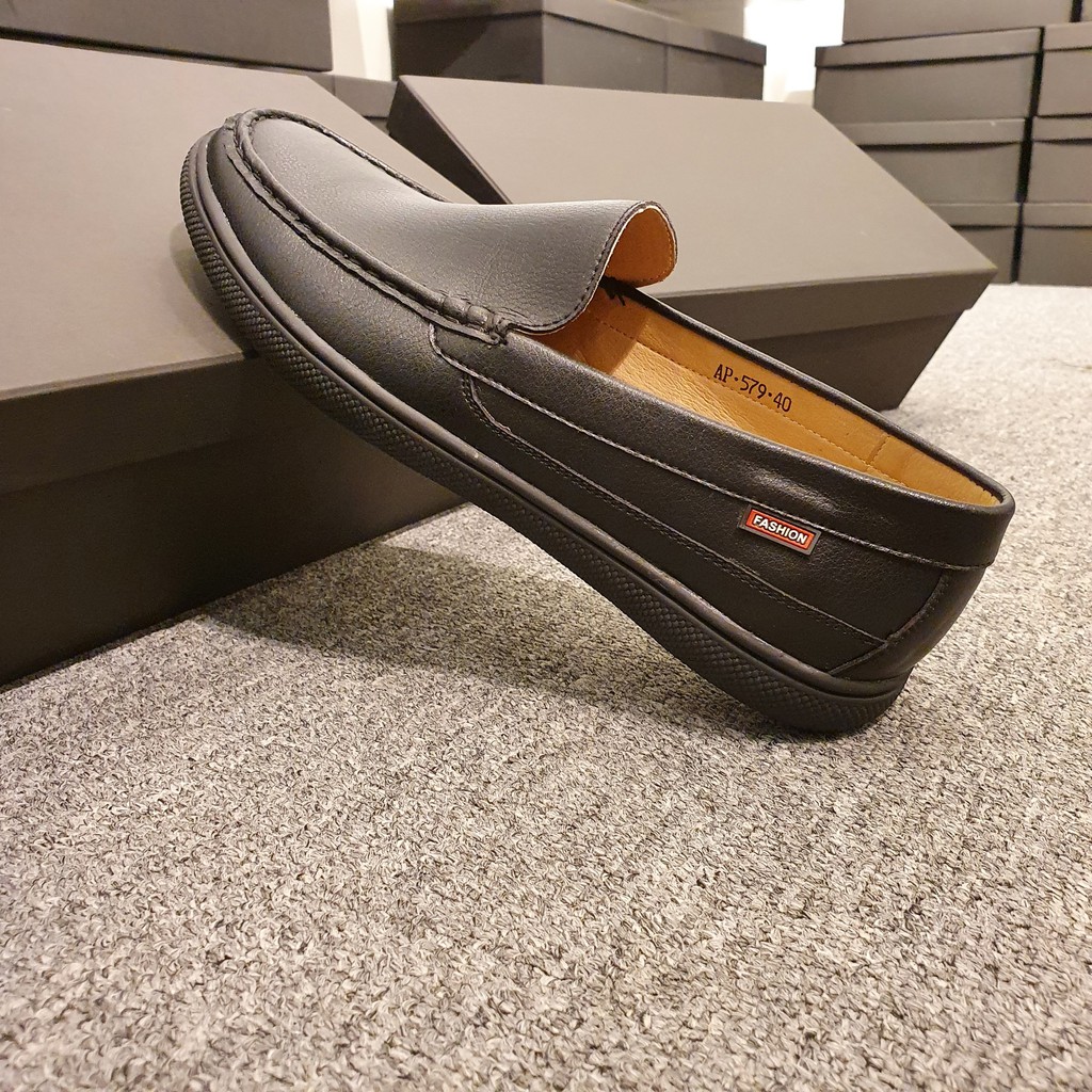 Giày lười nam da nhân tạo cao cấp nhập khẩu từ Ý kiểu dáng sang trọng thời thượng - Hàng cao cấp DC078L