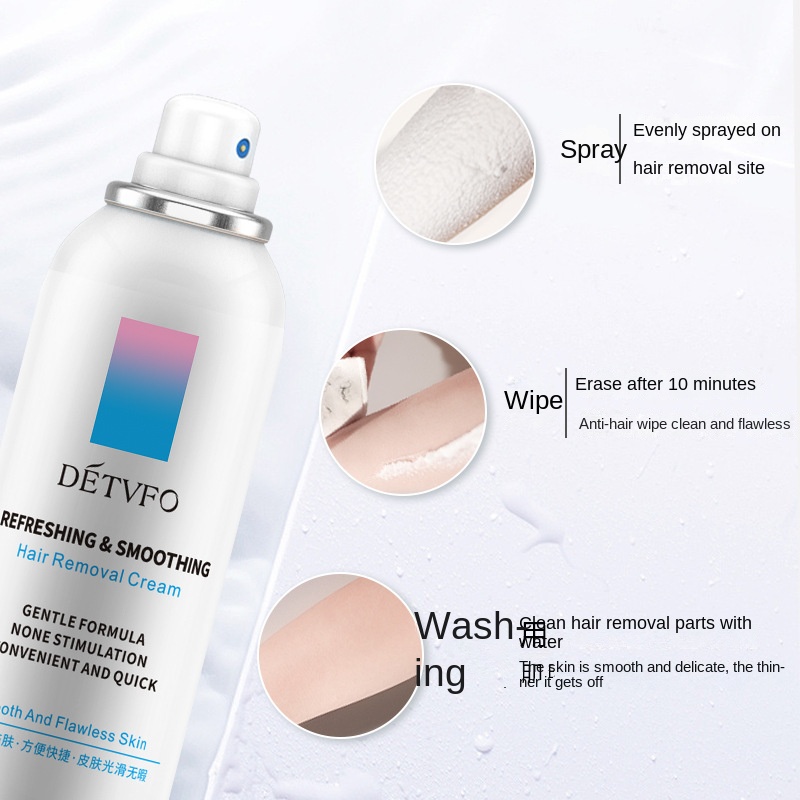 Chai Xịt Tẩy Lông Dedeweifu 150ml Dịu Nhẹ Không Gây Kích Ứng Đặc Biệt TTB382