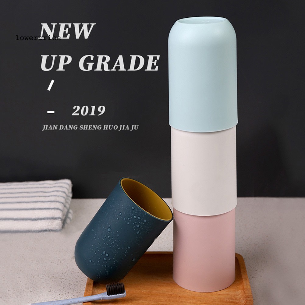 Ly đựng bàn chải 2 lớp chống trượt dễ thương dành cho cặp đôi