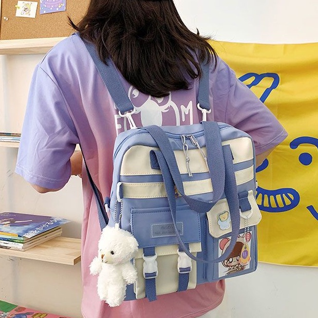 Túi Xách Đeo Chéo Một Bên Vai Sức Chứa Lớn Nhỏ Gọn Tươi Mới Cho Nữ @ -