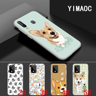 Ốp Điện Thoại TPU Mềm Trong Suốt Hình Cún Corgi Cho Samsung Note 8 9 10 Plus M10 M20 M30 M40 J6 Prime J8 99C