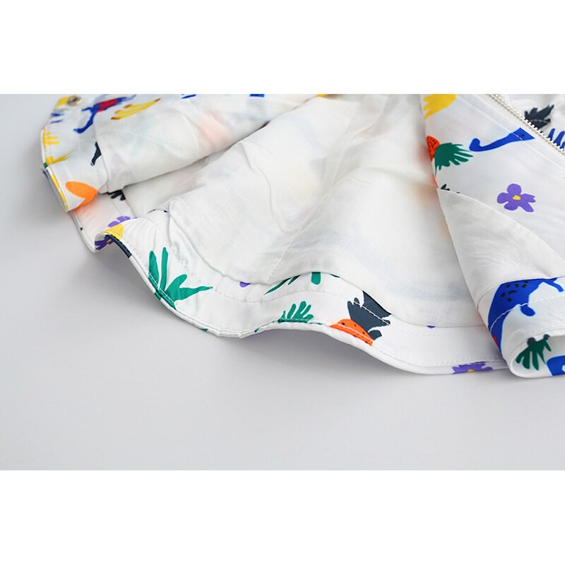 BEAR LEADER Áo Khoác Và Áo Khoác Có Nón In Hình Động Vật / Trái Cây Dễ Thương Thời Trang Mùa Thu 2023 Cho Bé Gái