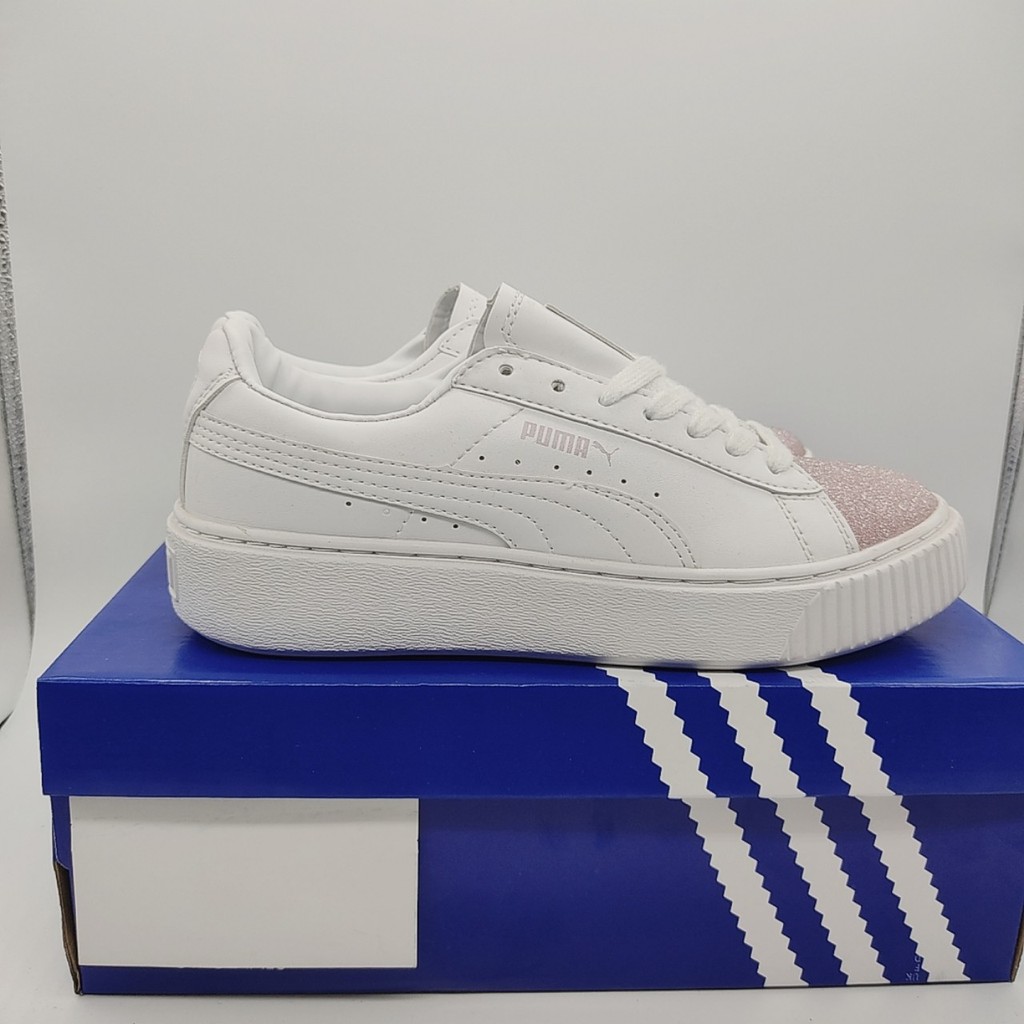 Giày Sneaker, Giày Nữ P.u.m.a Mũi Hồng - Quý Phái, Nữ Tính - Đốn Tim Phái Mạnh | BigBuy360 - bigbuy360.vn