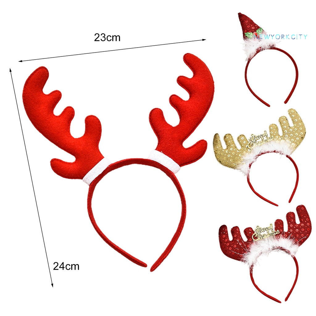 Băng Đô Cài Tóc Phong Cách Giáng Sinh Đáng Yêu