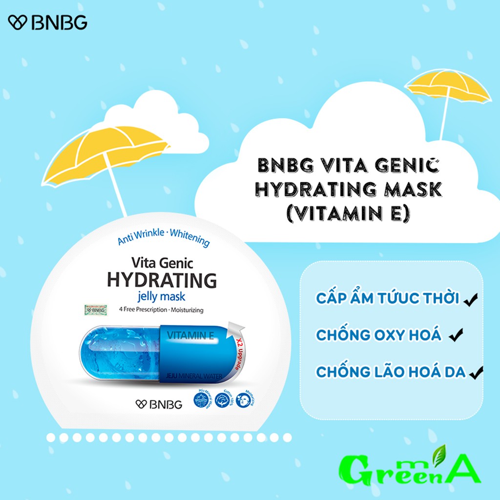 Mặt Nạ BNBG Vita Genic Hydrating Jelly Mask Cấp Ẩm Chống Lão Hóa [NHẬP KHẨU CHÍNH HÃNG]