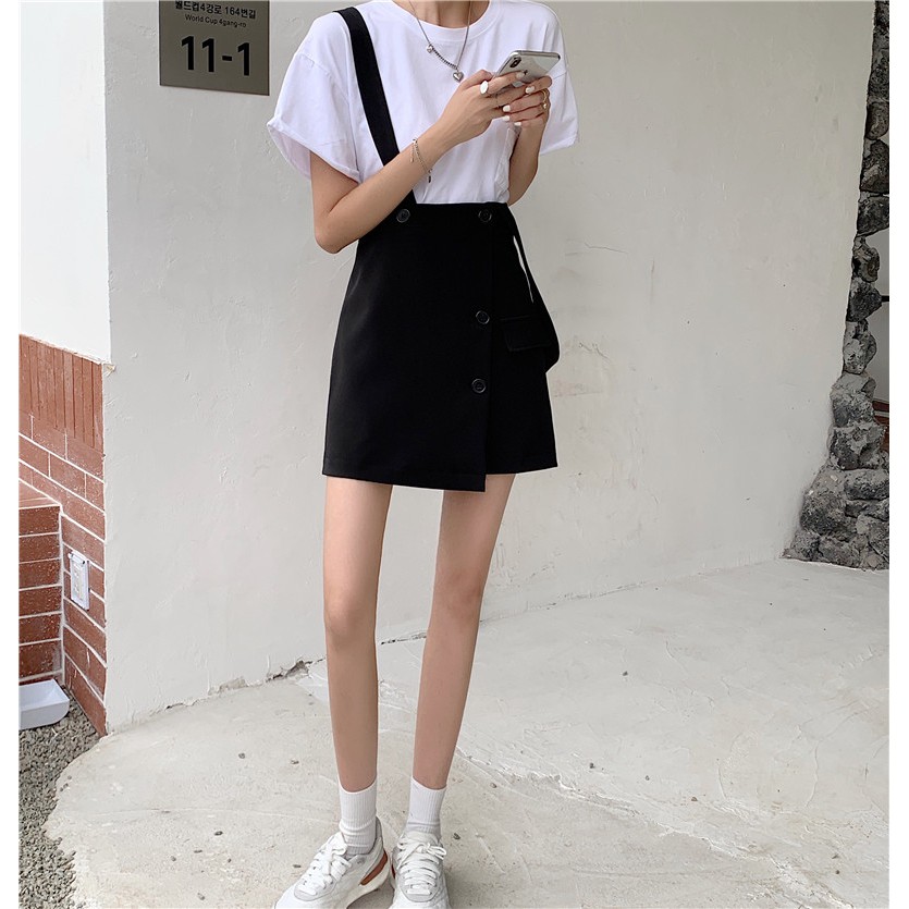 Váy Yếm Dáng Chữ A Lưng Cao Kiểu Hàn Quốc Xinh Xắn Cho Nữ | BigBuy360 - bigbuy360.vn